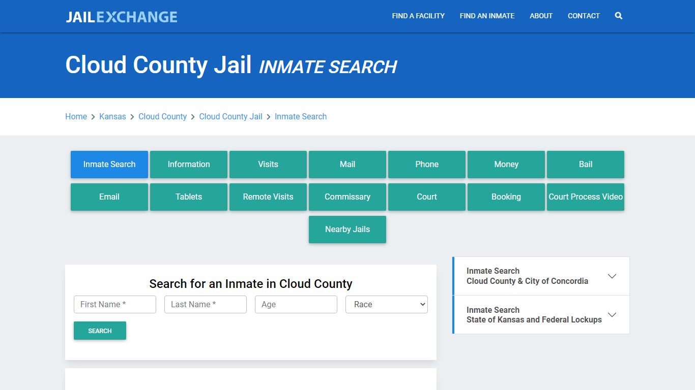 Cloud County Jail, KS Inmate Search: Roster & Mugshots - Jail Exchange